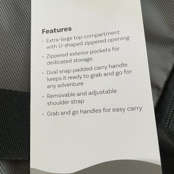 High Sierra Essential Duffel Bag, Mercury Black 60 L. Gym Travel Carry On. NWT - Picture 5 of 16